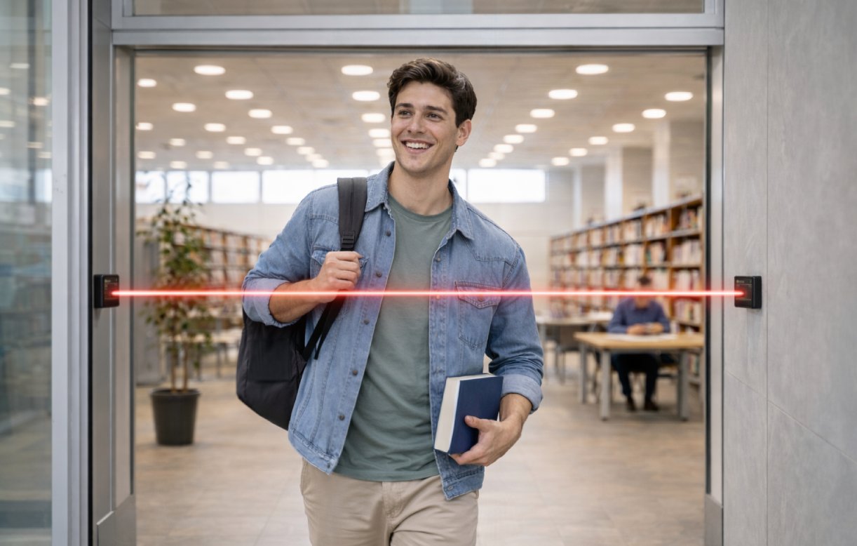 SensMax S1 drahtloser Personenzähler für Bibliotheken